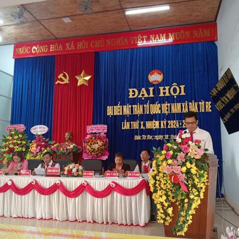 Đại hội Mặt trận Tổ quốc Việt Nam xã Đăk Tờ Re lần thứ X, nhiệm kỳ 2024-2029